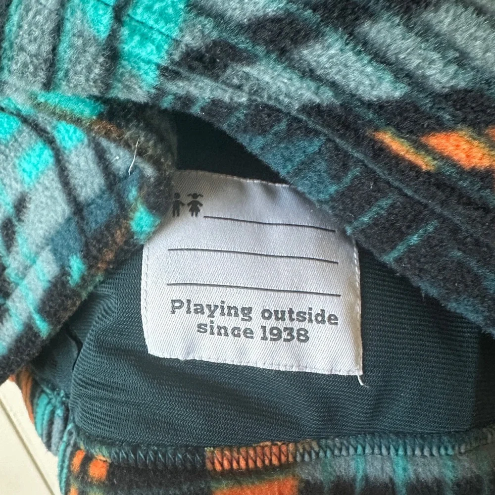 Columbia Teal and Orange Fleece Jacket